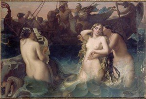 Victor Mottez - Ulysse et les Sirènes -avant 1848