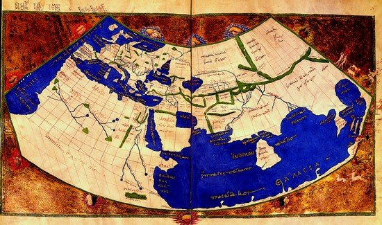 Le monde de Ptolémée Copie exécutée vers 1450 par Giovanni Roso