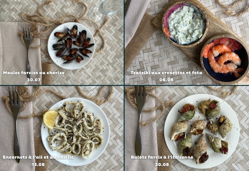 Apéritifs dinatoires iodés pour cet été