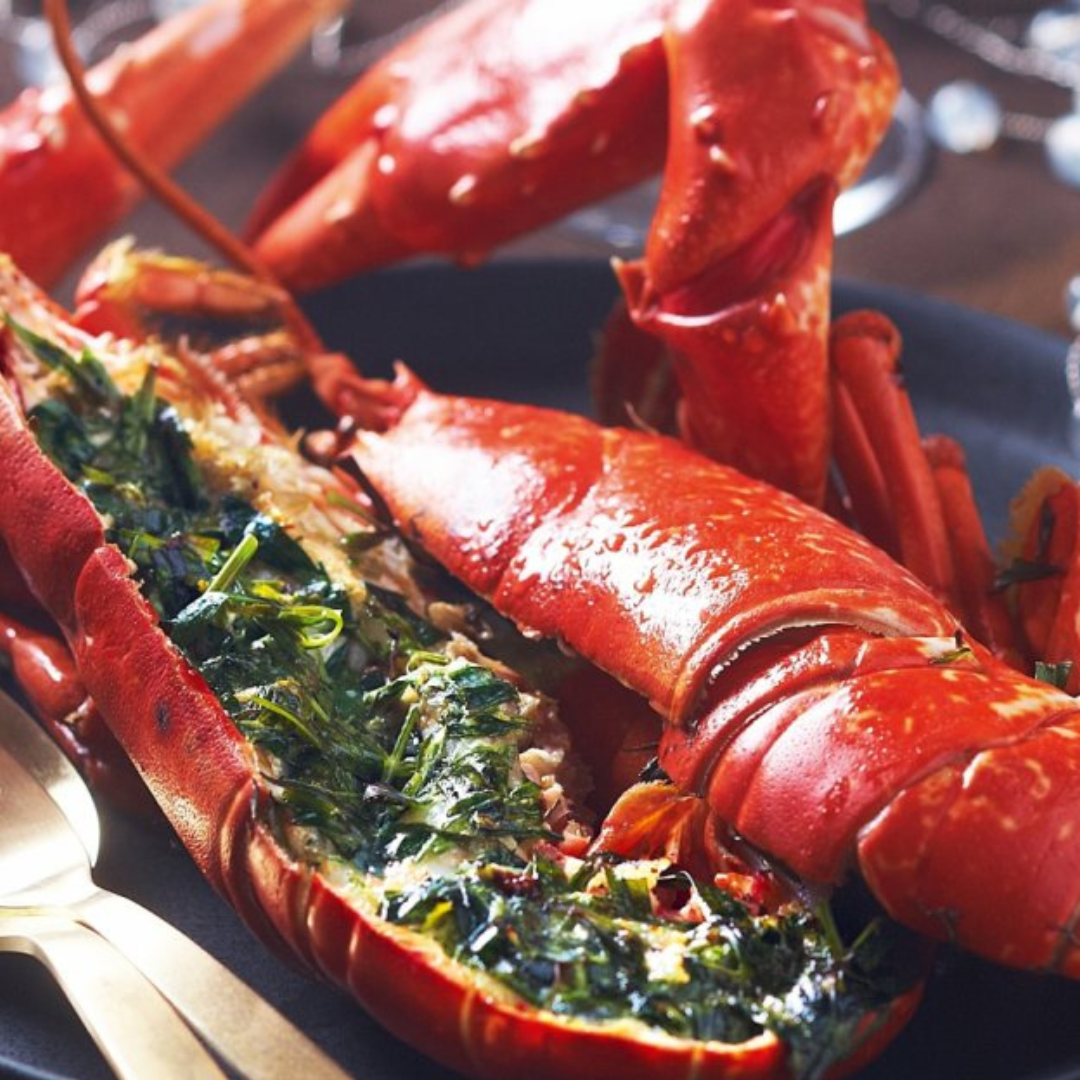 Homard rôti au four