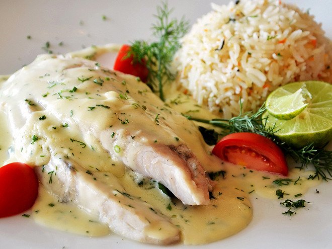 cabillaud sauce crème