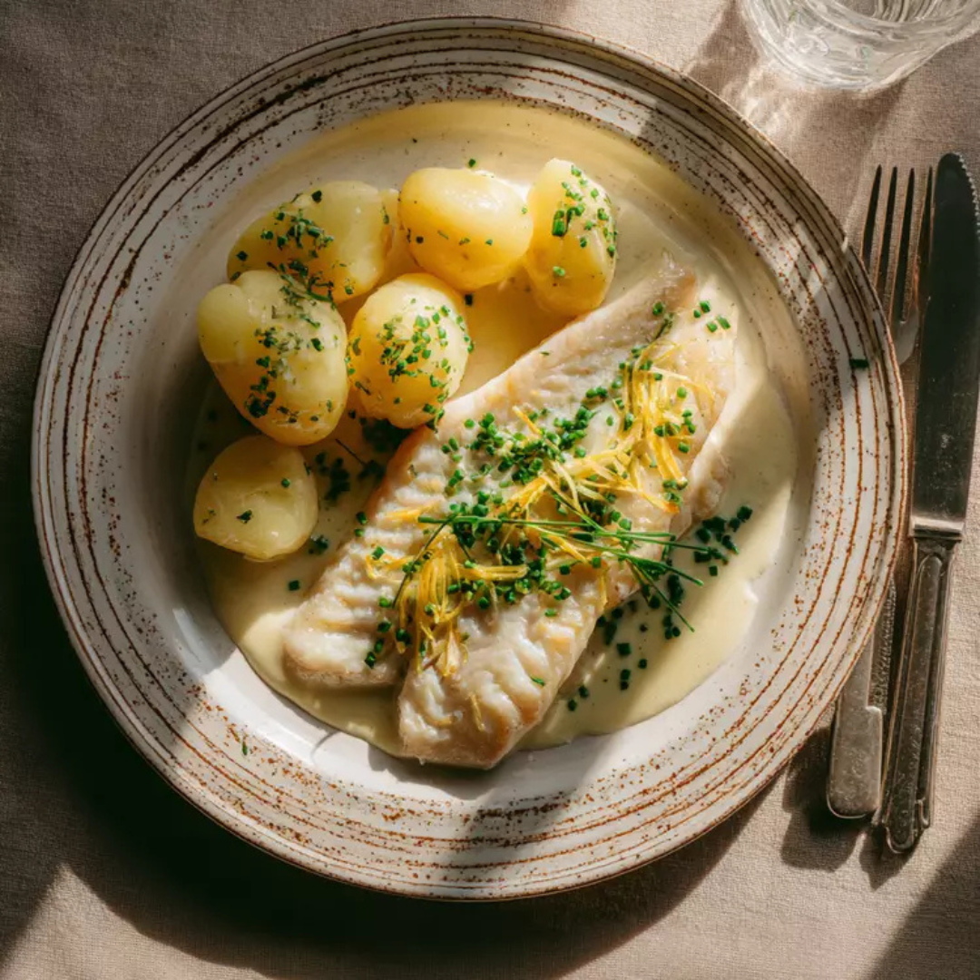 Cabillaud au beurre blanc Cabillaud au beurre blanc