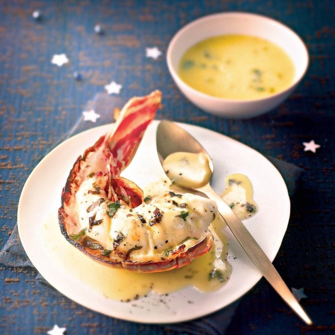 Langoustine grillée au beurre de homard