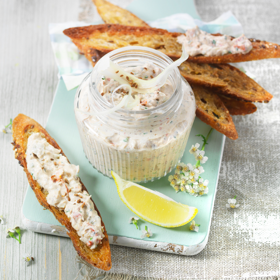 Rillettes de sardines aux agrumes et fenouil
