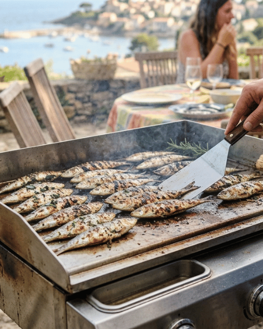 Sardines à la plancha