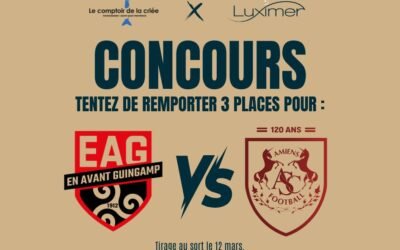 Nous vous offrons 3 places pour assister au match Guingamp – Amiens !