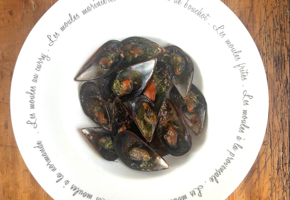 Recette de moules au beurre persillé